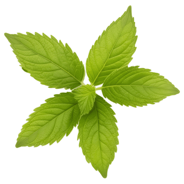 Free transparent PNG: Lemon Balm Herb Transparent PNG Background for Botanical and Kitchen Themes