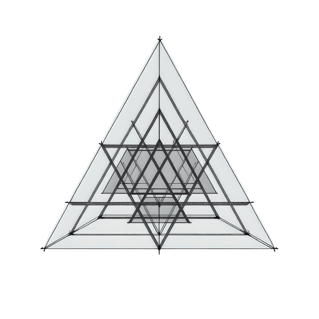 Free transparent PNG: Geometric Triangle Cluster PNG Clipart  Perfect for Abstract Design and Educational Use