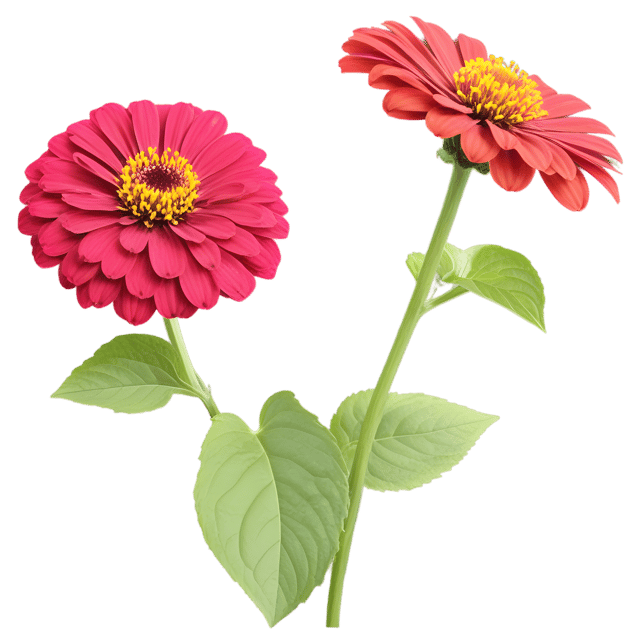 Free transparent PNG: Zinnia Flower Transparent PNG for Floral Design and Crafts