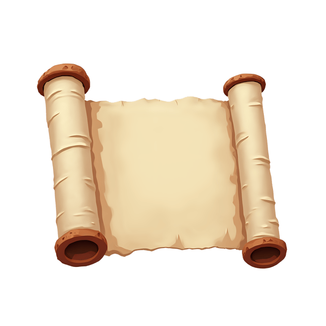 Free transparent PNG: Rolled Up Message Scroll  Free Downloadable PNG Clipart