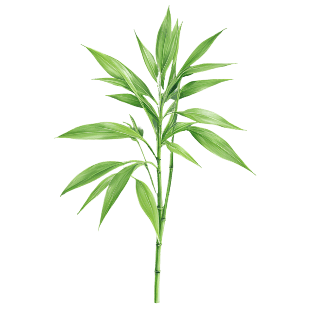 Free transparent PNG: Bamboo Leaf Transparent PNG for Decorative and Craft Use