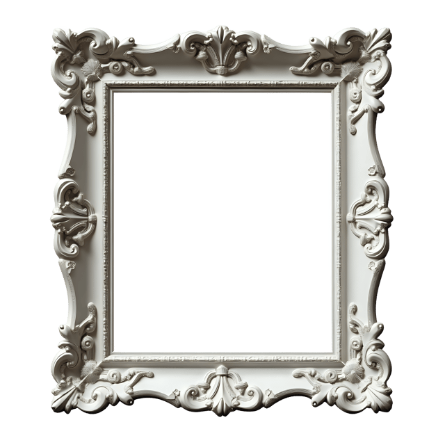 Free transparent PNG: Rococo Style Frame PNG Clipart  Elegant Design Element for Art  Decor