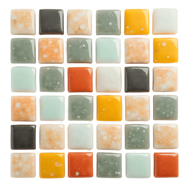 Free transparent PNG: Matte Glass Tesserae PNG Clipart  Ideal for Modern Design  Crafts