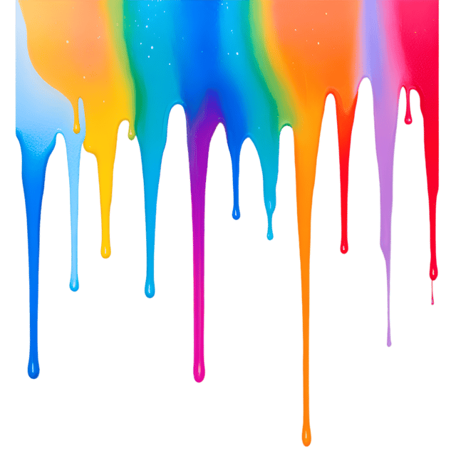 Free transparent PNG: Ethereal Dripping Paint Art on Transparent Canvas PNG