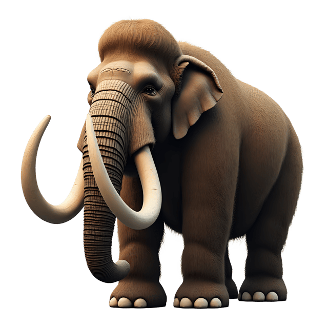 Free transparent PNG: Majestic Mammoth PNG with Transparent Background for Art and Design