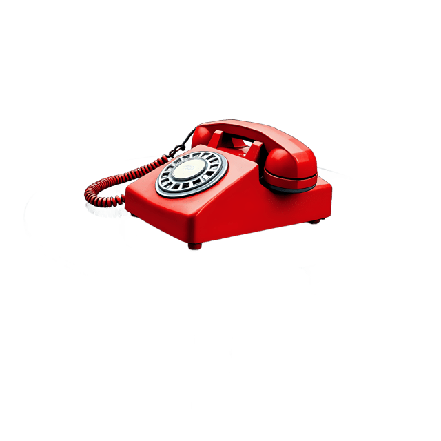 Free transparent PNG: Retro Red Phone  Classic Design Clipart, free transparent png download