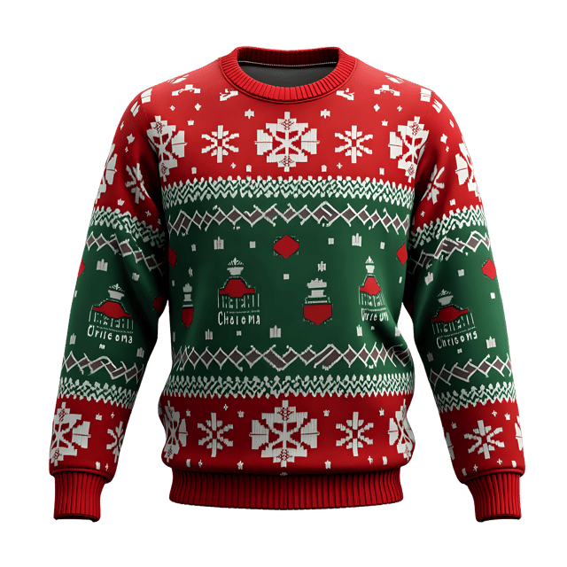 Free transparent PNG: Vintage Christmas Sweater PNG Clipart  Perfect for Holiday Designs  Crafts