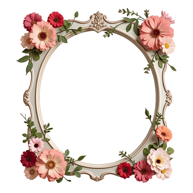 Free transparent PNG: Pressed Flowers Frame PNG Clipart  Perfect for Nature Crafts and Decor