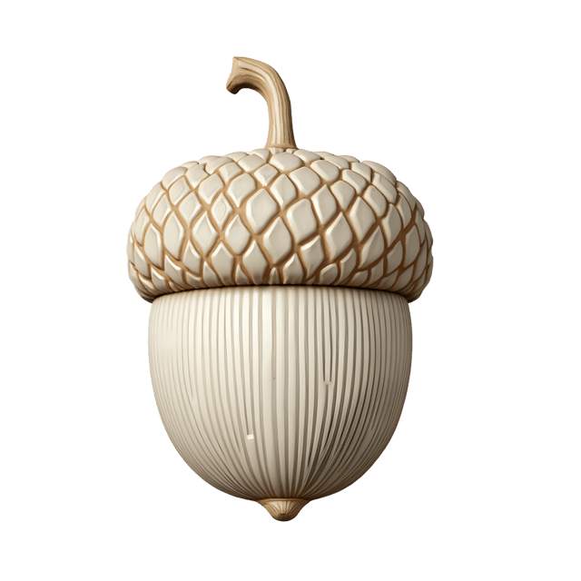 Free transparent PNG: Acorn Cameo Carving  Free Clipart PNG Download