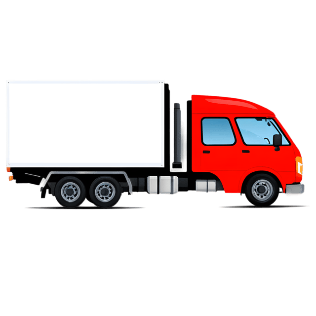 Free transparent PNG: Large Truck PNG with Transparent Background for Transportation and Cargo Design