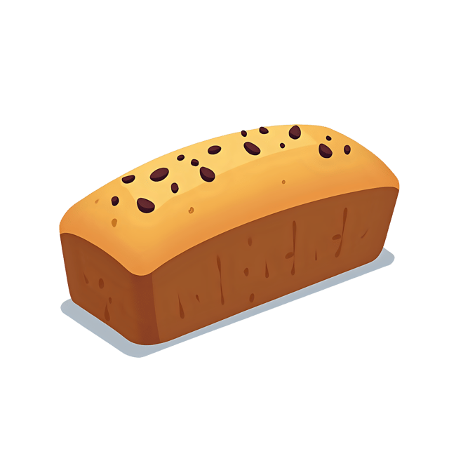 Free transparent PNG: Banana Bread Loaf  Bakery Clipart, free download png