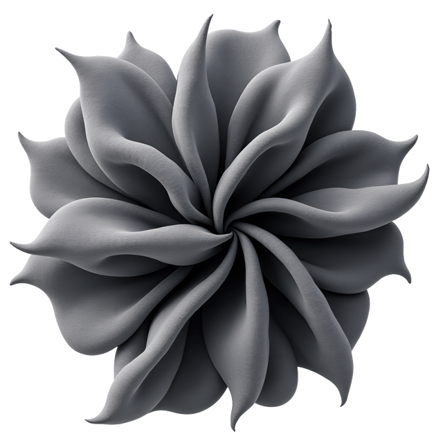 Free transparent PNG: Charcoal Gray Fabric with Modern Abstract Shapes Illustration on White Background