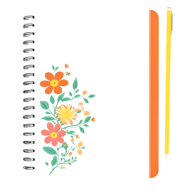Free transparent PNG: Flower Notebook with Transparent Background PNG for Artistic and Creative Projects