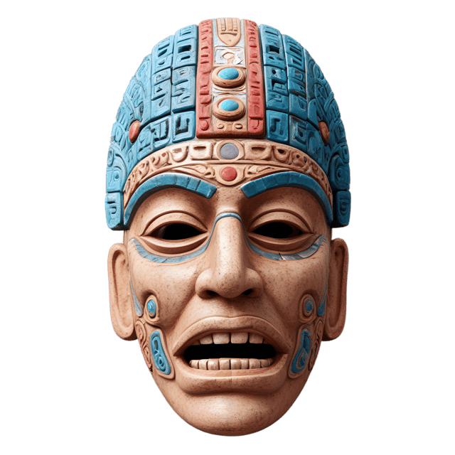 Free transparent PNG: Mayan Mask PNG Transparent Background for Art and Design