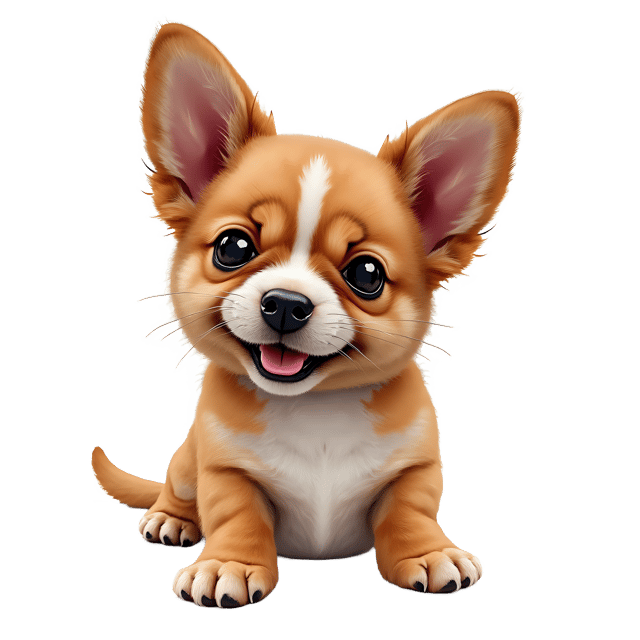 Free transparent PNG: Realistic Dog Painting with Transparent Background for Artistic and Decorative Uses