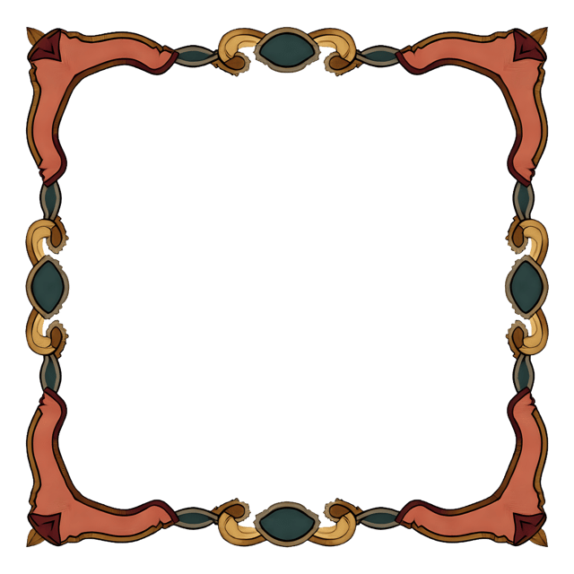 Free transparent PNG: Beaded Frame PNG Clipart  Elegant Design Element for Crafts  Decor