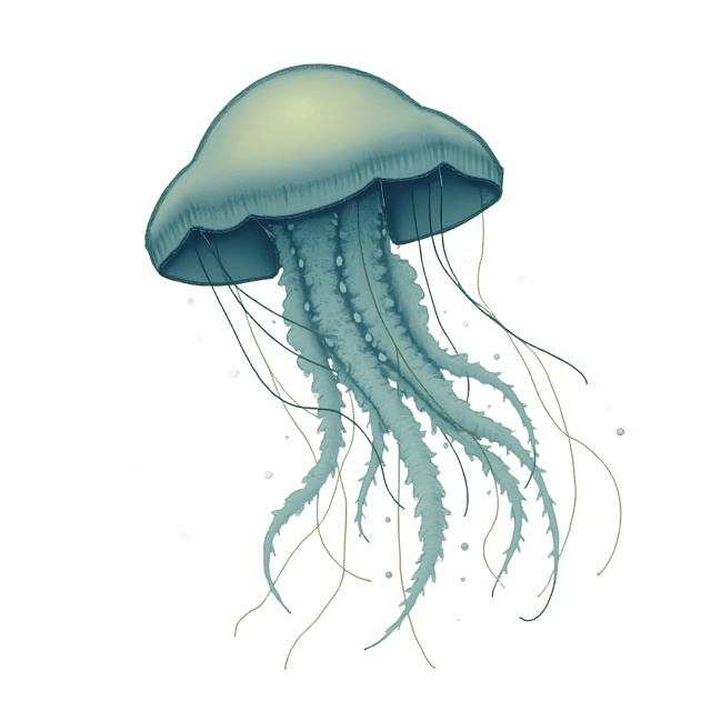 Free transparent PNG: Tiny Jellyfish Floating in Bubbles  Underwater Clipart, Free Download PNG