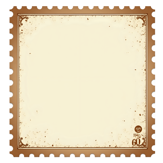 Free transparent PNG: Retro Stamp Border  Sepia Wash Clipart, Free PNG Download