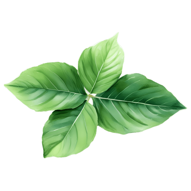 Free transparent PNG: Ficus Leaf Transparent Background PNG for Botanical and Artistic Use