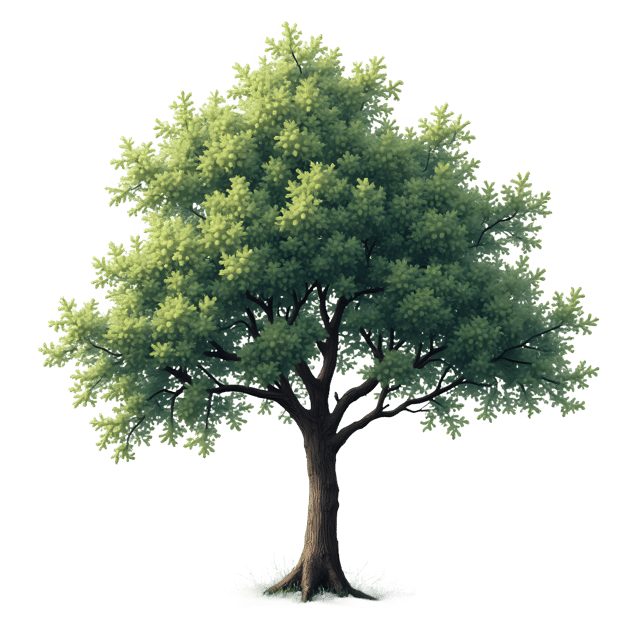 Free transparent PNG: Transparent Tree PNG Drawing for Nursery and Craft Projects