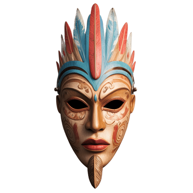 Free transparent PNG: Tribal Mask PNG with Transparent Background for Art and Design