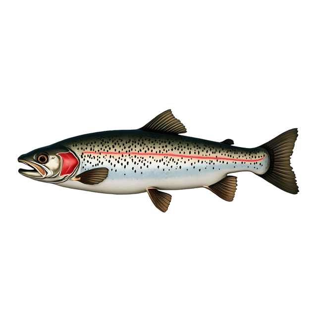 Free transparent PNG: Trout Fish PNG Clipart  Ideal for Aquatic Themes  Educational Use