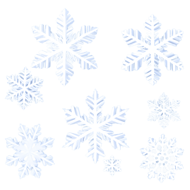 Free transparent PNG: Beautiful Snowflakes Winter Wonderland PNG Transparent Background