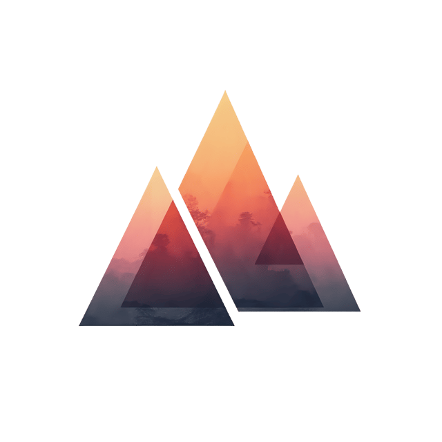 Free transparent PNG: Triangle Shape Group  Modern Design Elements, free gradient png download