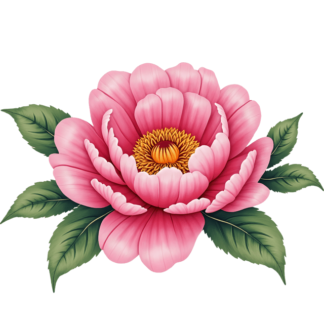 Free transparent PNG: Vibrant Peony Crown  Floral Clipart, free high-quality png download