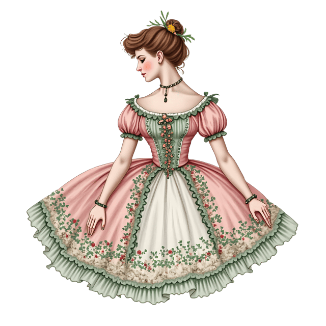 Free transparent PNG: Victorian Chatelaine PNG with Transparent Background for Vintage Decor and Crafting