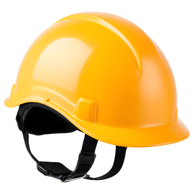 Free transparent PNG: Strong Impact-Resistant Safety Helmet PNG with Transparent Background