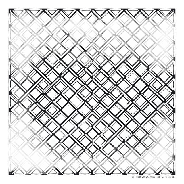Free transparent PNG: Intricate Geometric Patterns Modern Art PNG