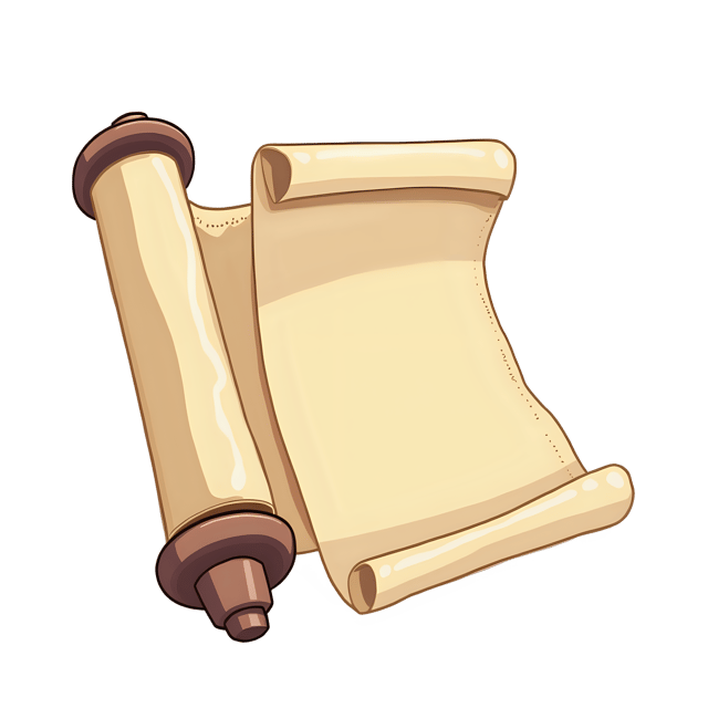 Free transparent PNG: Rolled Up Message Scroll  Classic Clipart, free downloadable png