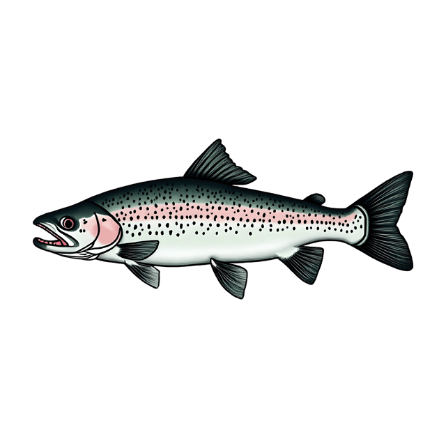Free transparent PNG: Trout Fish PNG Clipart  Perfect for Aquatic Themes and Outdoor Designs