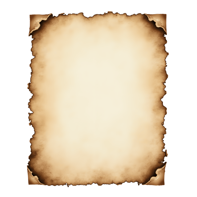 Free transparent PNG: Antique Burned-Edge Paper Design  Vintage Clipart, free transparent png download