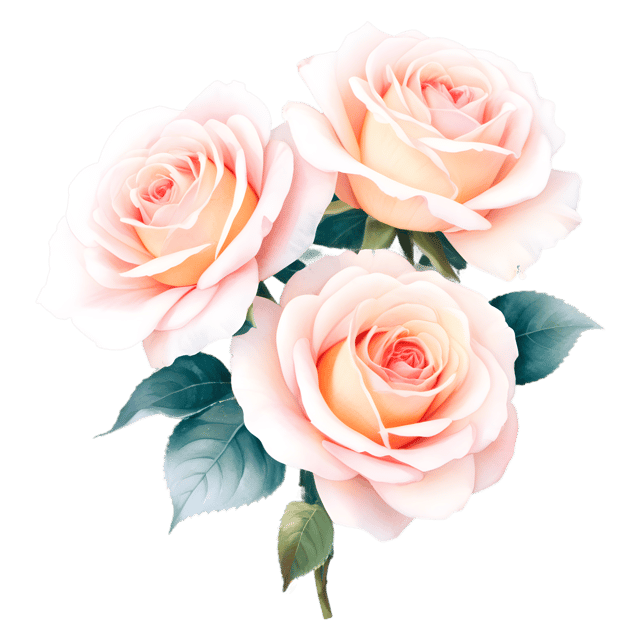 Free transparent PNG: Bouquet of Fresh Roses PNG with Transparent Background for Floral Design and Decor