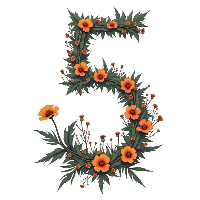 Free transparent PNG: Wildflower Number Five  Nature Clipart, free transparent png download