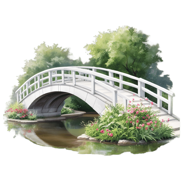 Free transparent PNG: Floral Bridge Transparent Background PNG