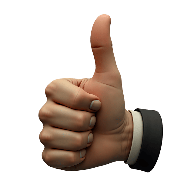 Free transparent PNG: Thumbs Up Emoji PNG Clipart  Perfect for Social Media  Digital Designs
