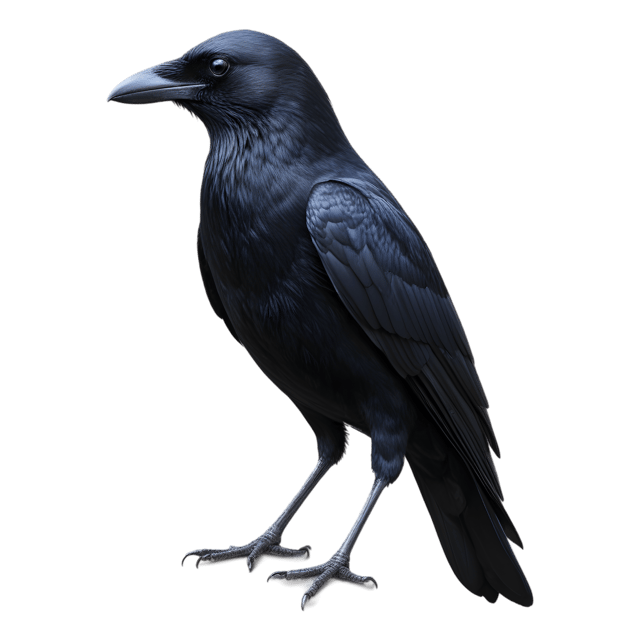 Free transparent PNG: Crow Bird PNG with Transparent Background for Art and Design