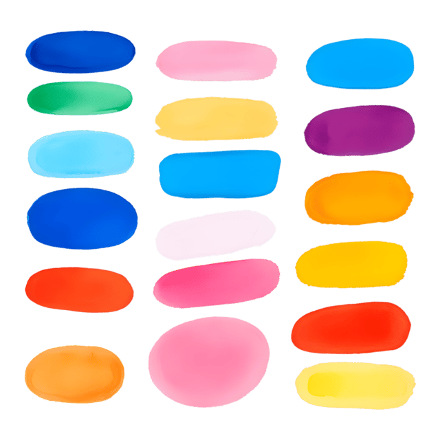 Free transparent PNG: Whimsical Brushstroke PNG Art with Transparent Background for Creative Projects