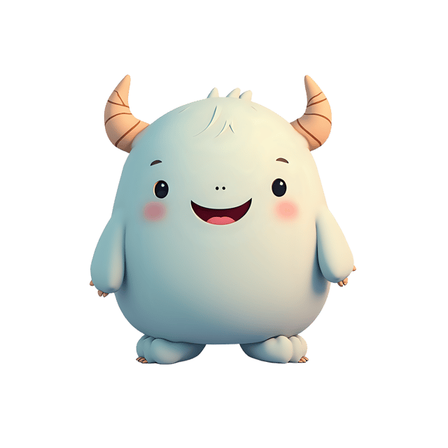 Free transparent PNG: Gentle Monster PNG with Transparent Background for Calming Decor and Crafts