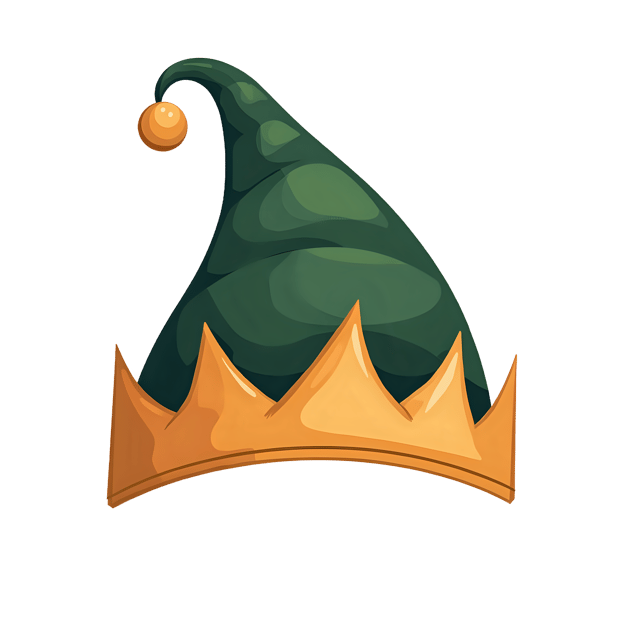 Free transparent PNG: Elf Hat PNG with Transparent Background for Crafts and Clipart