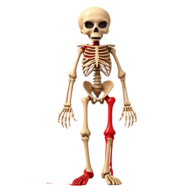 Free transparent PNG: Skeleton Bones  Red Stain Clipart, free downloadable png