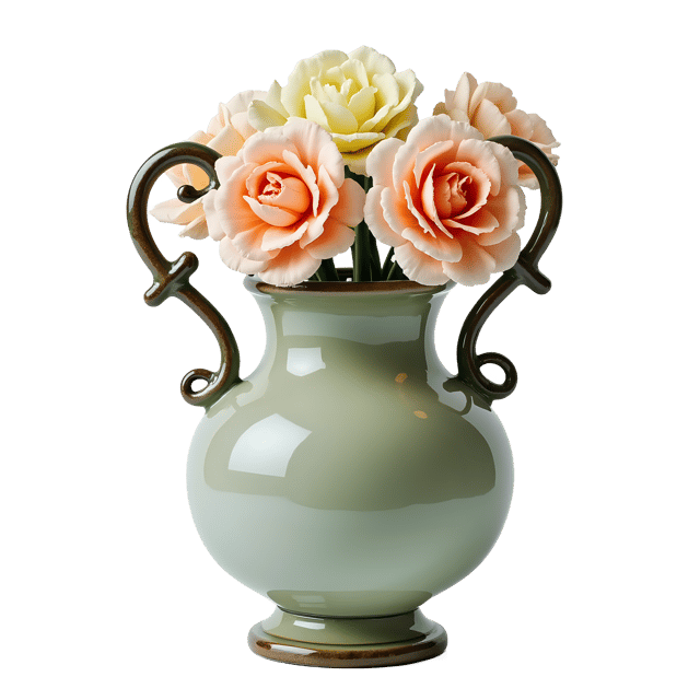 Free transparent PNG: Antique Vase PNG with Pastel Colors for Art and Decor