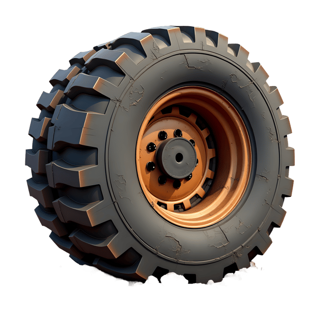 Free transparent PNG: Muddy Truck Wheel  Heavy Machinery Clipart, free downloadable png