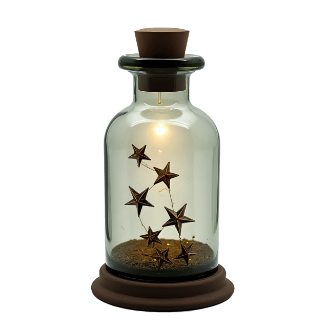 Free transparent PNG: Moon and Stars in a Bottle PNG Clipart  Perfect for Night Sky Crafts, Decor  Projects