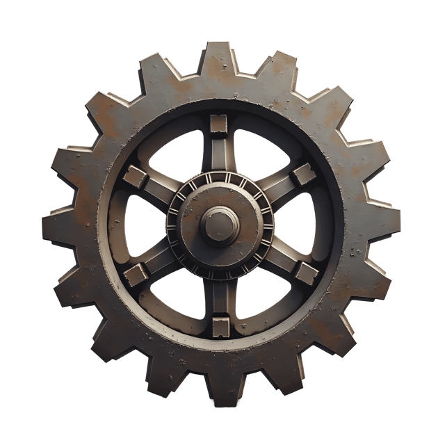 Free transparent PNG: Heavy Gear Wheel  Industrial Clipart, free downloadable png