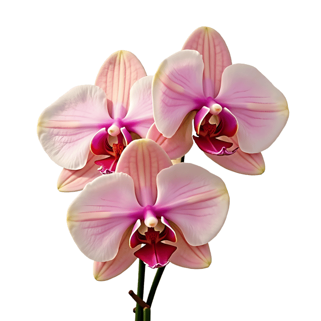 Free transparent PNG: Cluster of Orchids PNG with Transparent Background for Floral Design