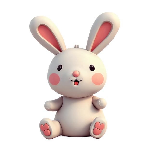 Free transparent PNG: Amigurumi Bunny  Cute Knit Rabbit Clipart, free download png